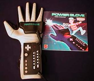 Ultrasonic trackers The Power Glove made by toy company Mattel (who make Barbie) introduced in 1989 for use with the Nintendo Entertainment System (NES).