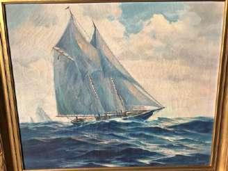 On The High Seas, by Lester Joseph Chaney (American