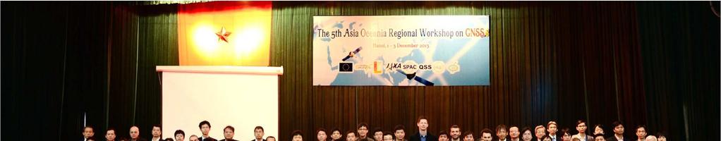 The 5th Asia Oceania Regional Workshop on GNSS 160 participants from many organizations including universities, institutes, government