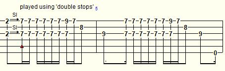 tuning. The same chords apply. A bass run followed by these chords.