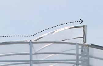 Important Information LOCATION Observe these precautions: Install ridge vent so prevailing winds flow over the covered side of the vent and not into the open vent.