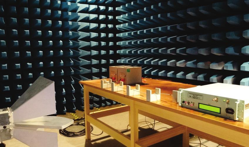 Astra Microwave Products Ltd. ELECTROMAGNETIC COMPATABILITY TEST SERVICES EMC-TS EMC-TS Salient Features Sheilded Semi Anechoic Chamber of size 6.7m L x 6.1m W x 3.