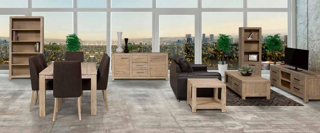 Medium TV Unit (1650W x 450D x 550H) Also available: 9 pce Dining Suite with 2100 x 1050mm table 1899; Large TV Unit (2200mm) 699 and Matching Bedroom Suite.