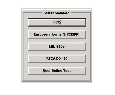 Set-up Screens Creation of a test involves specification