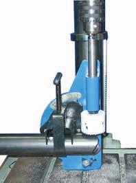 standard hole-saws Cuts at angles of up to 45º with graduated scale Note: hole-saw cutters sold