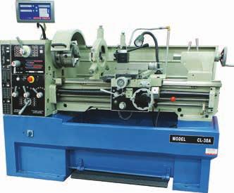LATHE 2 Axis digital readout system QC Toolpost 52mm spindle bore 205mm centre height 1000mm between centres 16 speed (45-1800rpm) 3.3kW/4.