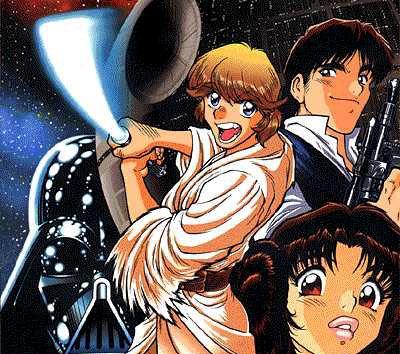 BIG EYES, SMALL MOUTH star wars Companion Star Wars Manga artwork trademarked ( or