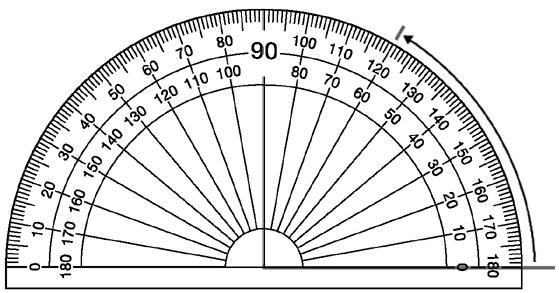 UNIT 4 4 STUDENT BOOK Drawing Angles LESSO N Quick Review At At Home Sc h o o l We use a ruler and a protractor to construct an angle with a given measure. Here is how to construct a 60 angle.