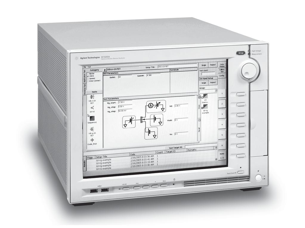 Measuring CNT FETs and CNT SETs Using the Agilent B1500A Application Note B1500-1 Agilent B1500A Semiconductor Device Analyzer Introduction Exotic carbon nanotube (CNT) structures have generated a