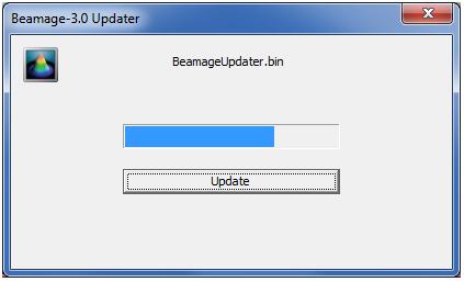 BeamPro 3.0 Series User Manual Revision 9.0 82 APPENDIX C. BEAMPRO 3.0 FIRMWARE INSTALLATION QUICK GUIDE 1) If the software version of the PC-BeamPro is not compatible with the BeamPro 3.