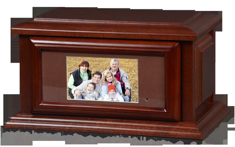 Frame 3521F The Tribute frame is an LCD picture frame with photo, video,