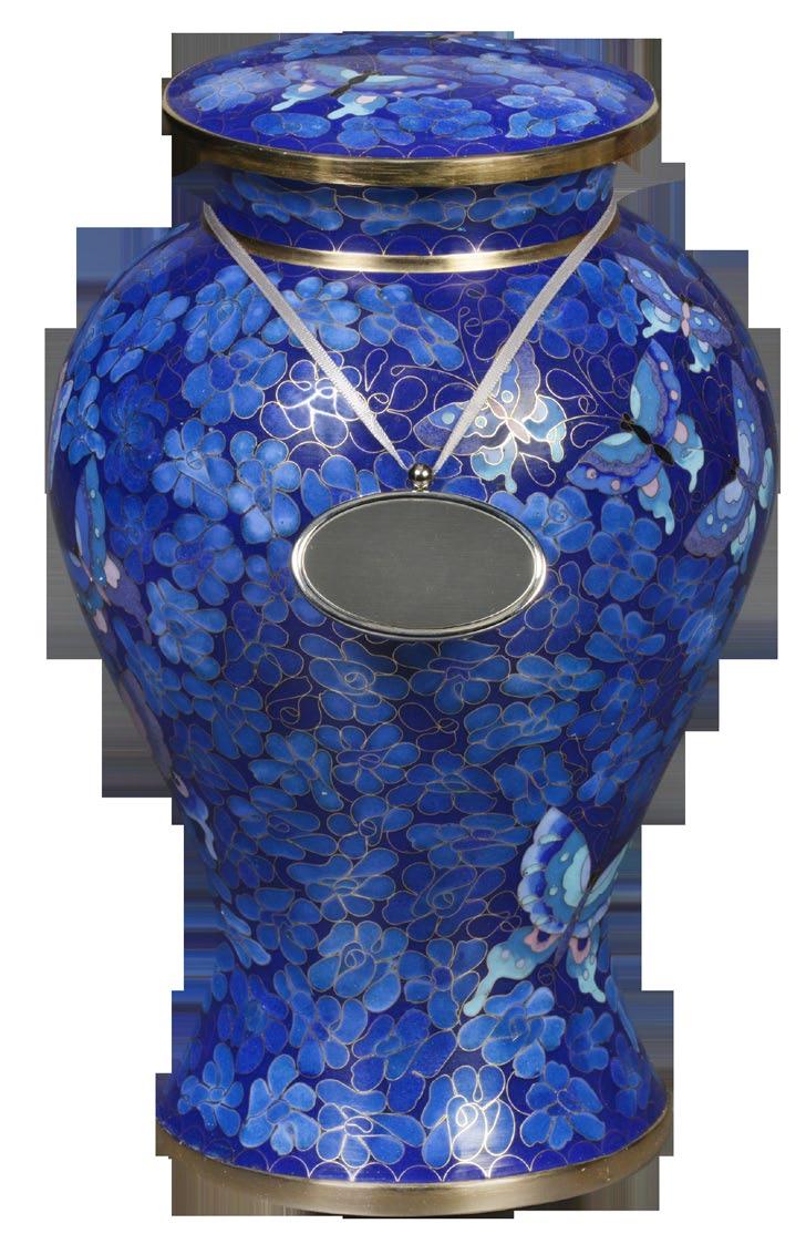 The enamel fill is made out of different mineral compositions which creates the dazzling colors on the