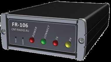 Radiokupol+ System Analog Components FR-106 Gateway FR-106 SIP-version of FR-101 Allows connection to SIP networks and devices Works with Asterix, CISCO 2911 Receives DTMF-signals from air to ensure