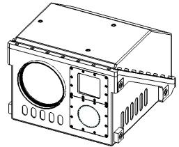 Daylight color TV camera is to observe the area of interest by day, and at night is filled by thermal camera provided with a video processing board.