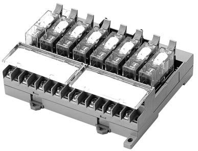 Relay Terminal CSM DS_E 1 Space-saving and Labor-saving 8-point Output Block Relay terminal is just 136 80 55 mm (W H D, when mounted upright).