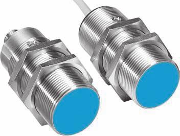 Inductive sensor, I0, DC -wire, Triplex series Inductive sensor Sensing range / 0 mm Dimensional drawing Triple sensing range Installation quasi flush or non-flush in metal 0x.