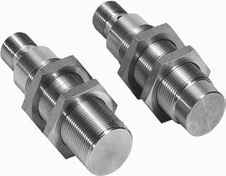 Inductive sensor, I8, DC -wire, IX series Inductive sensor Sensing range 0 / 0 mm Triple sensing range Robust stainless steel VA, 6L one piece housing, with fine thread 8 x mm Enclosure rating IP 69K