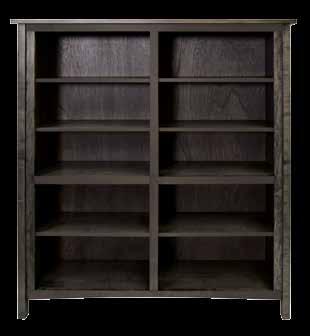 bookcases available in maple and oak