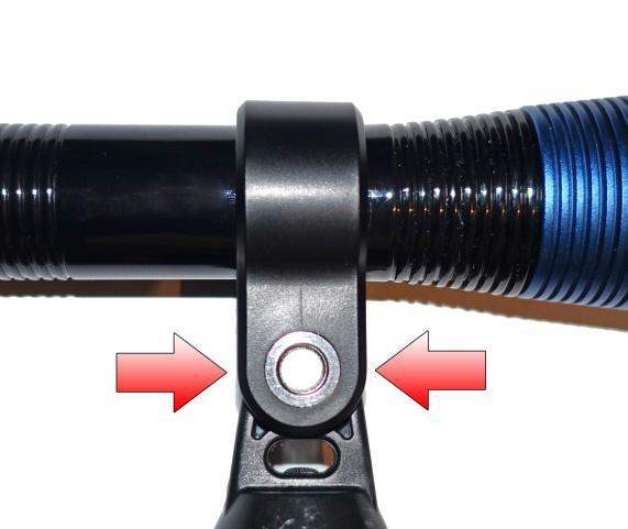 the light and the Y-S connector. Slide the connector over the rubber sleeve and then all the way towards the LED head until it reaches a widening and can no longer be slid forward (image #6).