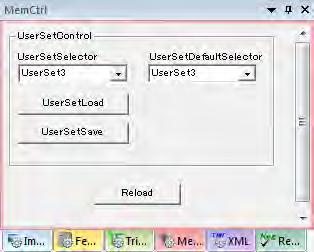 4.8. MemCtrl Tab User set related features can be controlled in the MemCtrl tab. 4.8.1.