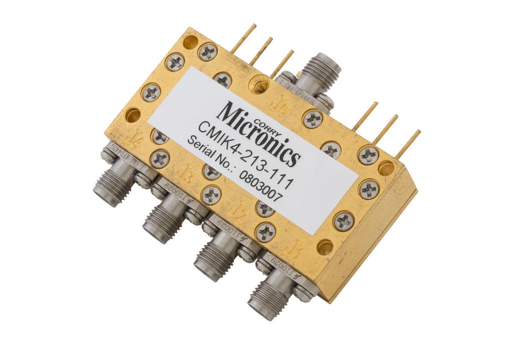switching speeds: 20 ms Power to 100W Insertion loss:.