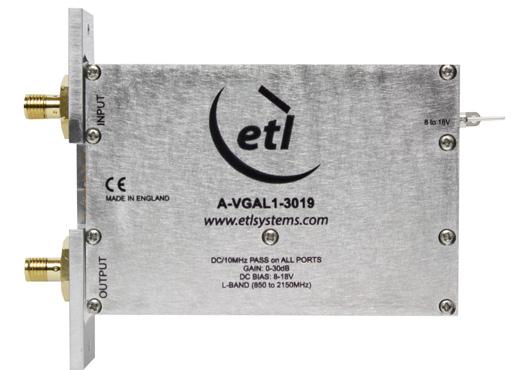 Amplifiers ETL amplifiers covering a range of frequencies including broadband, C, L, IF, Ku, S and wideband.