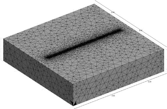 COMSOL Modeling Creating the block of 50X50X11mm made of Steel 1.