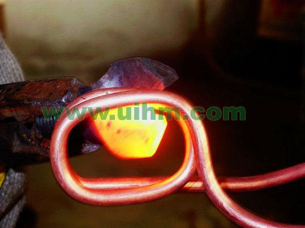 induction brazing with magnetic core Induction
