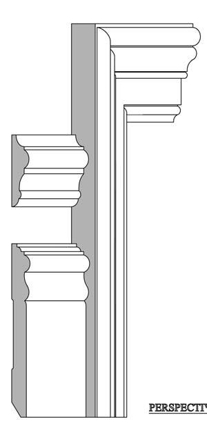 Section 27-24 Moulding Combinations BACK BAND 2006 DS CHAIR RAIL 2188 CASING 2108 CASING 2005 DS BASEBOARD 2148 BASEBOARD 2051 DS PLINTH BLOCK 2130 BACK BAND 2001 DS CHAIR RAIL 181 CASING 2000 DS