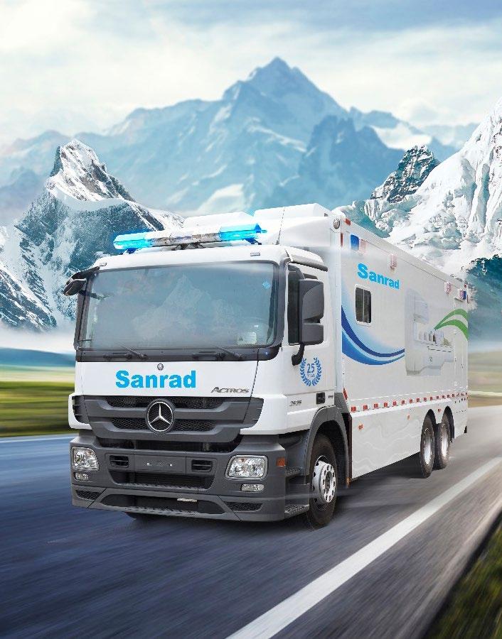 11 OPEN MAGNET (MRI ON WHEELS) Introducing for the first time in India, Sanrad in conjunction with its partners brings to you Imaging on Wheels.