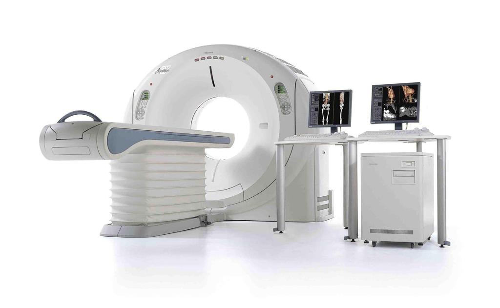 8 TOSHIBA AQUILION CX 128-SLICE (CT SCANNER) TOSHIBA AQUILION 64 (CT SCANNER) Multi Slice CT Technology Designed for outstanding performance, the new Aquilion CX comes standard with highest
