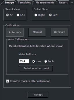 DEFINE IMAGE ORIENTATION AND CALIBRATION Specifying the orientation and calibration are mandatory steps that must be performed for each image. Define Anatomical Orientation 1.