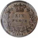 238 Victoria, proof sixpence, 1853, young head l., rev. value within wreath (S.3908; ESC.