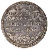 Swiss coins Swiss Cantons 281 Switzerland, Basel, thaler, 1669,