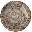 192); ½ batzen, 1818, shield of arms, rev. floriated cross (KM.