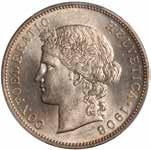 200-250 377 Switzerland, 5 francs, 1922B, bust of William Tell