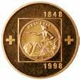Switzerland, 250 francs, 1991B, 700 Years of Confederation
