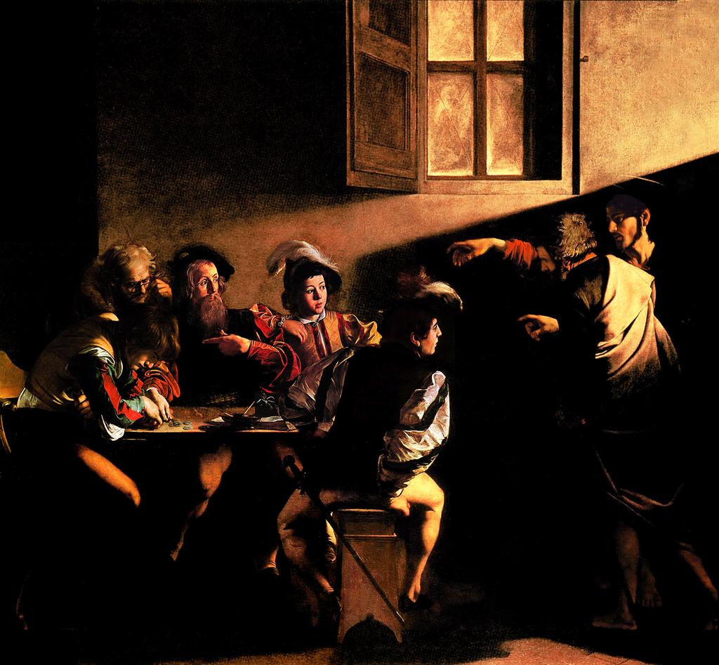 Proximity Caravaggio, The Calling of St. MaBhew, 1604 To unify the ﬁgures signg at the table, Caravaggio places them in proximity to each other.