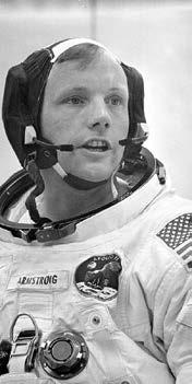 1969 Close-up view of an astronaut