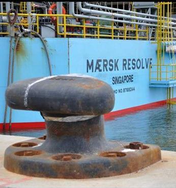 page 13 Maersk Resolve yard stay Purpose 5-year class renewal Equipment upgrade Contractual upgrade Duration 40 days Cost USD35m Scope Pipe Modification De-commissioning of existing shale shakers