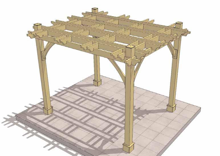 8X10 Breeze Pergola Assembly Manual Outdoor Living Today Revision #11 Jan 18th, 2018 Note: Post Mounting Hardware is NOT included in this kit.