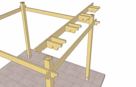 9. With Stub Joists positioned correctly on Joist, attach each Stub Joist with 2-2