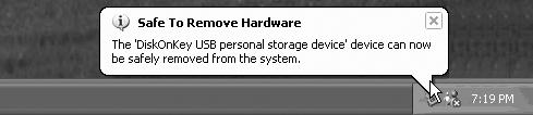 2 Select [USB Mass Storage Device] and click [Stop].