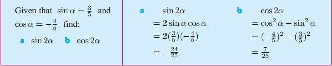This formula, and the corresponding one for sin(a + B) are