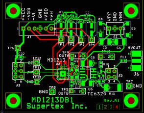 MDDB The MD s output stage has separate power pins that enable users to select the output signal s high and low levels independently from the supply voltages used by the main the circuit.