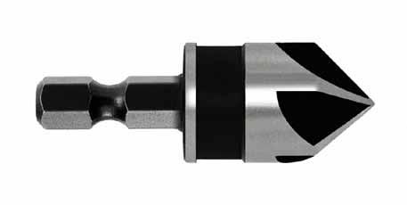 Quickbits Countersinks Rosehead For countersinking screw holes in aluminium, wood & plastic. Made from Carbon Alloy Steel for good performance.