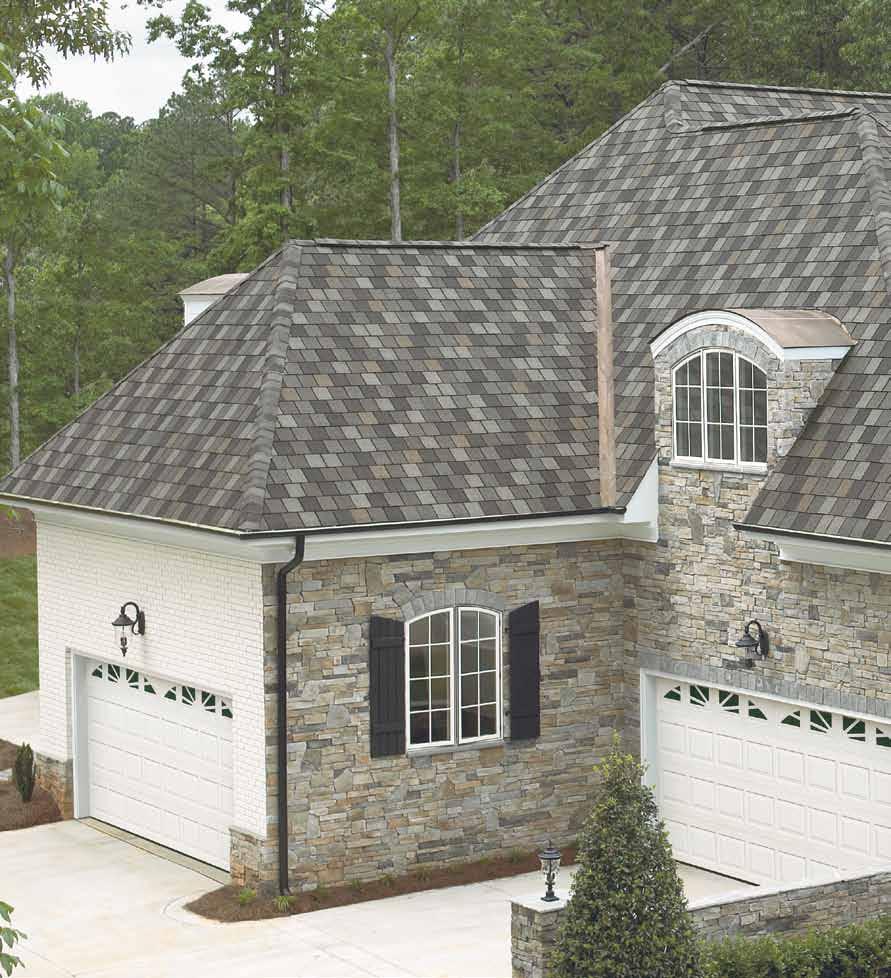 Crowne Slate LIMITED LIFETIME ARCHITECTURAL SHINGLES With stately charm and stand-out curb appeal, IKO s Crowne Slate top-of-the-line laminated fiberglass shingles are fit for the most exclusive