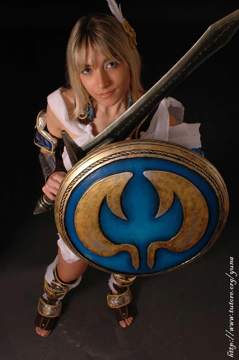 Elana Yuna Cosplay Gladiator d20 3.5e, inspired by the artwork, created April-2009, artwork used without permission.