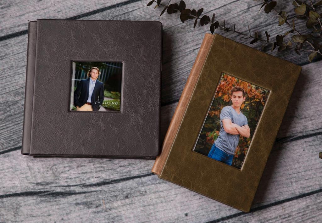 COVER OPTIONS 8x8 Natural Gunmetal with 3x3 Cameo Photography by Carrie THE CAMEO COVER BRILLIANT, NATURAL, SMOOTH PEARL Cameos begin with an image on a White Base Metal.