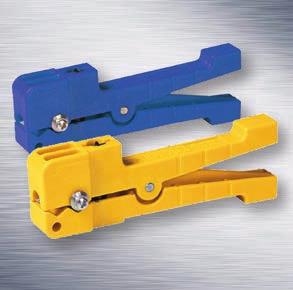Coaxial and Ringer Screened Wire Stripping Tool Hand Operated Ringer Shielded Cable Strippers Precision stripping for non-round shielded cable and other outer cable jackets, including Teflon